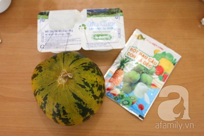 Dưa bở sữa chua thạch